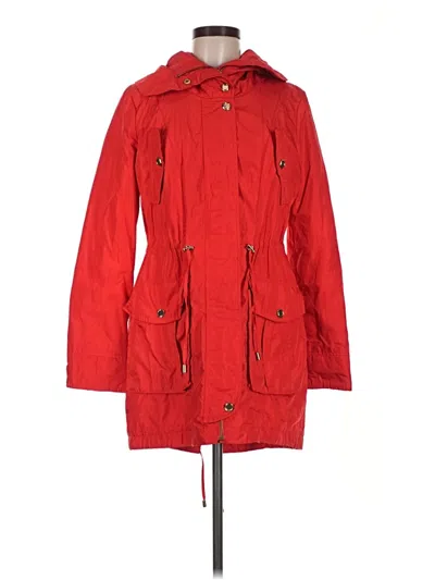 Pre-owned Steve Madden Raincoat In Red