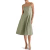 Steve Madden Raleigh Stretch Cotton Midi Dress