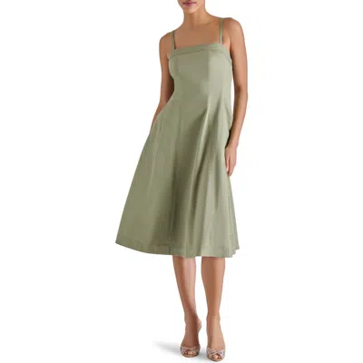 Steve Madden Raleigh Stretch Cotton Midi Dress