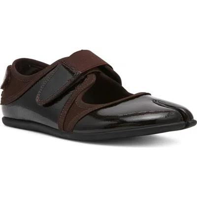 Steve Madden Rapid Mesh Slip-on Sneaker In Brown Patent