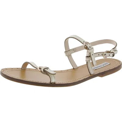 Steve Madden Raquel Womens Adjustable Leather Ankle Strap In Multi