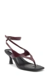 Steve Madden Rayger Ankle Strap Heel Sandal In Red Multi