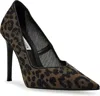Steve Madden Raz Pumps Womens 7 Brown Leopard Pointed Toe Stiletto Heel Zpo3627