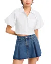 Steve Madden Marlowe Denim Skort In White