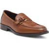Steve Madden Respin Double Ring Buckle Loafer In Brown