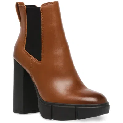 Steve Madden Revised Womens Leather Platforms Chelsea Boots In Multi