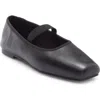 Steve Madden Reyana Mary Jane Ballet Flat In Black