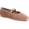 Steve Madden Reyana Mary Jane Ballet Flat In Brown