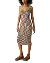 Steve Madden Reyna Knit Midi Dress In Multi