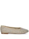 Steve Madden Round Head Ballet Shoes In 中性色