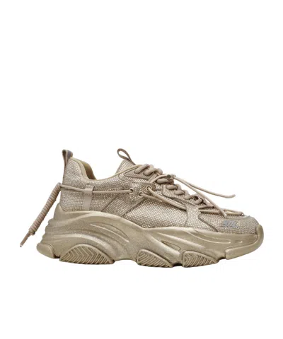 Steve Madden Rhinestone-embellished Dad Sneakers In Animal Print