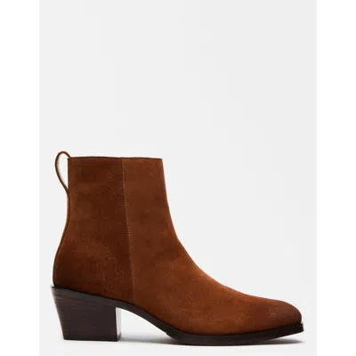 Steve Madden Richie Cognac Suede In Brown