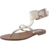 Steve Madden Rico Womens Adjustable Faux Leather Ankle Strap