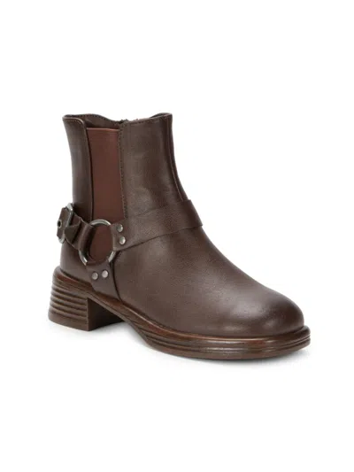 Steve Madden Kids' Rider Leather Ankle Boots