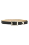Steve Madden Ridged Buckle Belt