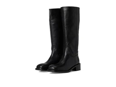 Steve Madden Riggs Women's Boots Black Leather: 7.5 M