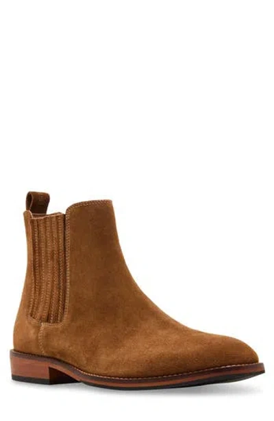 Steve Madden Rilyn Chelsea Boot In Cognac Suede