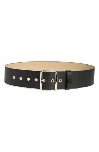 Steve Madden Rim Buckle Wide Belt