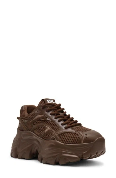 Steve Madden Ripper Platform Sneaker In Brown