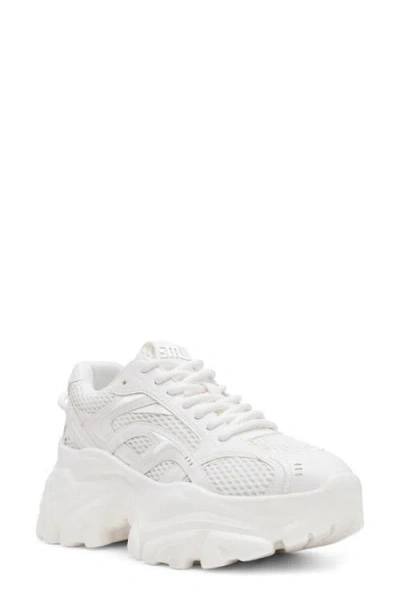 Steve Madden Ripper Platform Sneaker In White