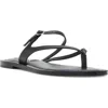 Steve Madden Roca Strappy Sandal In Black Leather