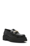 Steve Madden Rodrigo Platform Bit Loafer In Black Box