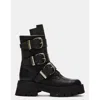 Steve Madden Roland Lug Sole Bootie In Black