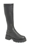 STEVE MADDEN STEVE MADDEN ROMANO PLATFORM KNEE HIGH BOOT