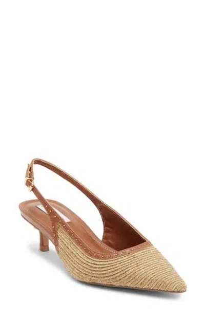 Steve Madden Romyn Kitten Heel Pump In Brown