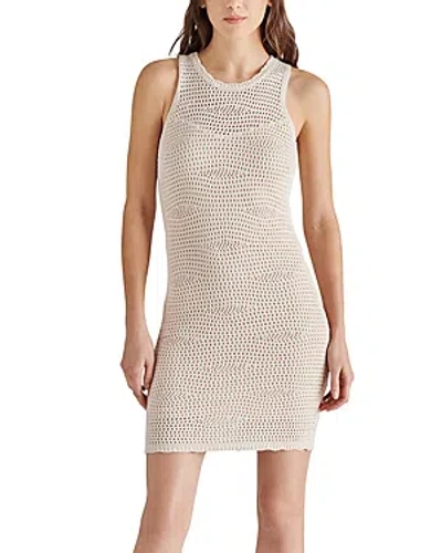 Steve Madden Ronnie Open Stitch Sweater Dress In Oatmeal