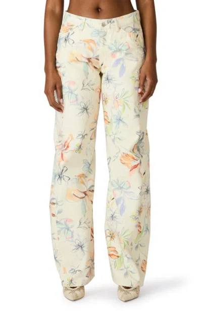 Steve Madden Rori Barrel Jeans In Multi