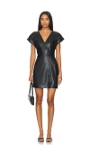 Steve Madden Roslyn Dress In Black Onyx