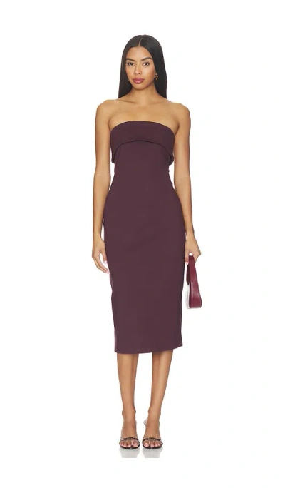 Steve Madden Roslynn Dress In Chocolate