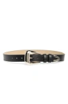 Steve Madden Rounded Buckle Belt