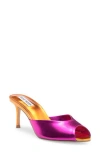 Steve Madden Rowe Peep Toe Sandal In Fuschia Multi