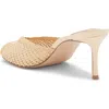 Steve Madden Rowe Woven Mule In Natural