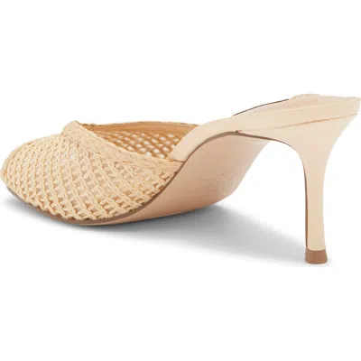 Steve Madden Rowe Woven Mule In Natural