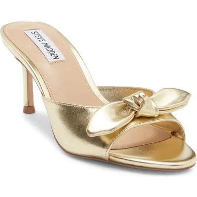 Steve Madden Rozee Knot Sandal In Gold