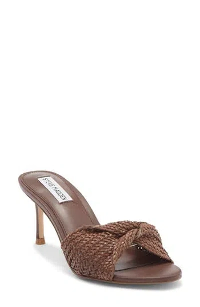 Steve Madden Russo Slide Sandal In Brown