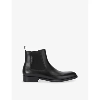 Steve Madden S Black Brompton Leather Chelsea Boots Eur 40 / 6 Uk
