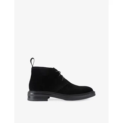 Steve Madden S Black Harper Suede Desert Boots Eur 42 / 8 Uk