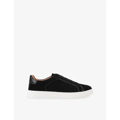 Steve Madden S Black Sandrai Suede Trainers Eur 40 / 6 Uk