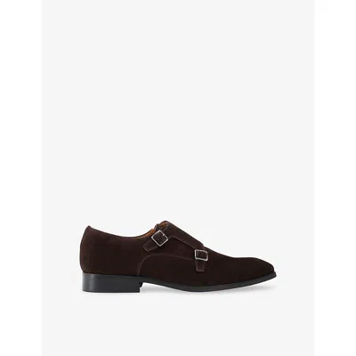 Steve Madden S Perry Suede Loafers Brown Eur 44 / 10 Uk In Animal Print
