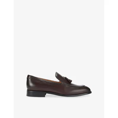 Steve Madden S Rumi Leather Loafers Dark Brown Eur 42 / 8 Uk