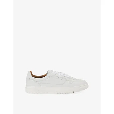 Steve Madden S White Cliff Leather Trainers Eur 43 / 9 Uk
