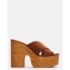 Steve Madden Saffron Platform Sandal In Multi
