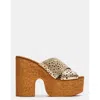 Steve Madden Saffron Platform Sandal In Gold