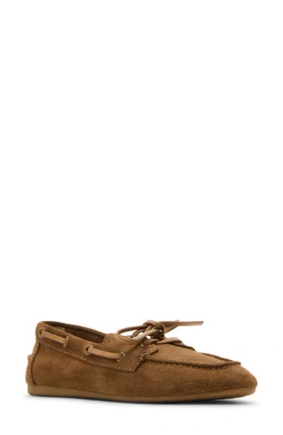 Steve Madden Sag Boat Shoe In Brown