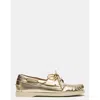 Steve Madden Sail Metallic Boat Shoe In Multi