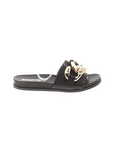 Pre-owned Steve Madden Sandals In Black